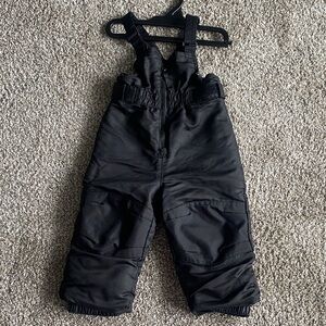💜Cherokee Black Kids Overalls Snow Pants